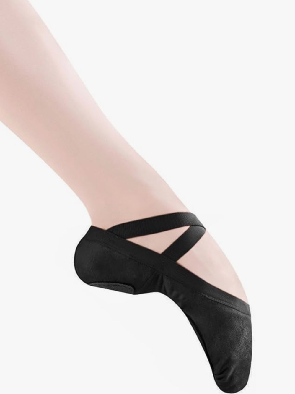 BLOCH pro canvas black ballet shoes sz 4 C new S0821L